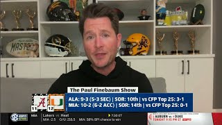 quotCFP Committee is biased towards SECquot  Matt Barrie reacts to Alabama being ahead of Miami in CFP [upl. by Giulia]