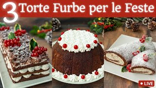 TORTE FURBE PER LE FESTE 3 Idee Facili in Diretta  Fatto in Casa da Benedetta [upl. by Kiran]