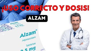 💊 ALZAM ✅ DOSISPara que Sirve y Cómo tomarlo medicamentosalalcancedetodos [upl. by Alihs511]