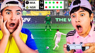 LA TANDA DE PENALTIS MAS LARGA de FIFA 24 EA SPORTS FC 2024 😱 Messi vs Cristiano Ronaldo [upl. by Attelrac]