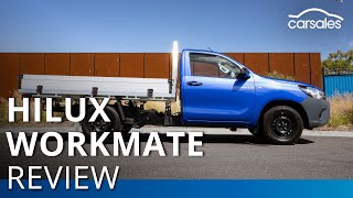 2019 Toyota HiLux Workmate Review  carsales [upl. by Ahsiakal]