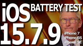 iOS 1579 iPhone Battery Life  Battery Drain  Speed Test [upl. by Eeral667]