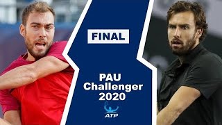 Jerzy Janowicz vs Ernests Gulbis  PAU 2020 [upl. by Ellivro]