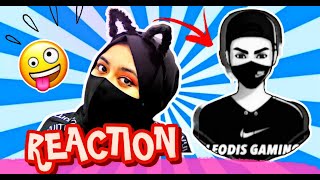 REACTION ON leodisgaming 🍂 [upl. by Anidem95]