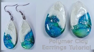 Clay Jewellers Polymer Clay Earrings Idea and Tutorial  LoviCraft [upl. by Leena]