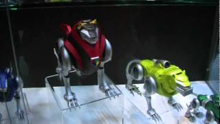 SDCC 2011 Mattel Voltron Action Figure Display [upl. by Mchale830]