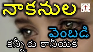 నాకనుల వెంబడి కన్నీరు naa kanula vembadi kanneru raaniyyaka with lyrics  telugu christian song [upl. by Aissatan]