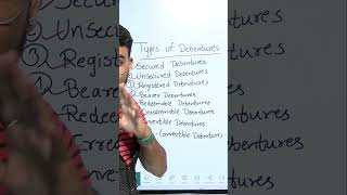 SP  8 Important Points Of Types of Debentures  Class 12th  HSC Board youtubeshort education [upl. by Etheline]