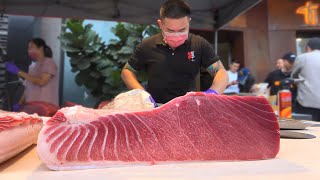 10000 Worth Otoro Slicing Is It Better Than Wagyu [upl. by Enahpets540]