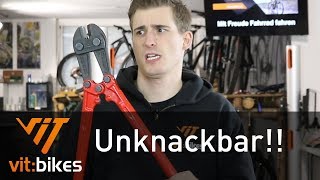 UNKNACKBARES Schloss laut Werbung  vitbikesTV [upl. by Enoob452]