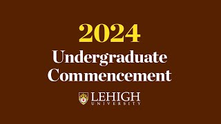 2024 Undergraduate Commencement Ceremony [upl. by Flanders]