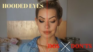 HOODED EYES DOS amp DONTSWHAT SOME TUTORIALS ARE NOT TELLING YOU  BrittanyNichole [upl. by Colman696]