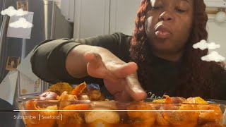 Shrimp Boil Mukbang [upl. by Nicram192]