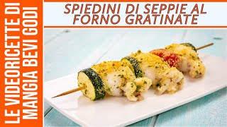 Spiedini di seppie al forno gratinate [upl. by Abehsile470]