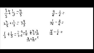 JockeLärUt  Addition och Subtraktion av Bråk  Matematik  Högstadiet [upl. by Cohlier442]