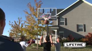 Lifetime 44 Quick Adjust Basketball System  Model 90001  Features amp Benefits Video [upl. by Sheply985]