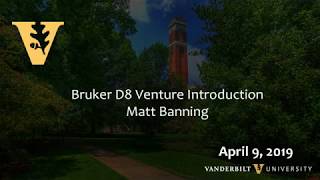 Bruker D8 Venture in the Center for Structural BIology Introduction to PROTEUM [upl. by Arvid]