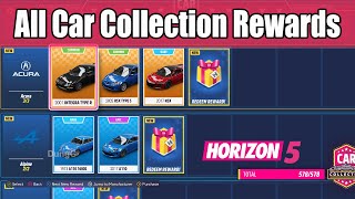 All Car Collection Rewards Forza Horizon 5 2022 [upl. by Chladek]