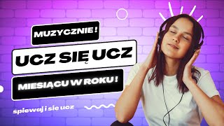 Wesoła Piosenka dla Dzieci o Miesiącach w Roku  Nauka i Zabawa [upl. by Natsuj]