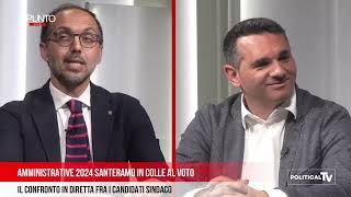 IL PUNTO LIVE  Confronto candidati sindaci Santeramo In Colle [upl. by Anilef]