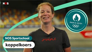 Rijden en rekenen zo werkt de koppelkoers🚴  NOS Sportschool met Kirsten Wild  NOS Sport [upl. by Atsirak]