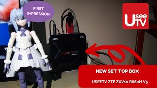 UseeTV Set Top Box ZTE ZXV10 B860H V5 First Impression [upl. by Einnim748]