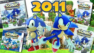 Sonic Generations 2011 PS3 vs 360 vs PC vs 3ds [upl. by Wilterdink227]