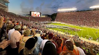 quotENTER SANDMANquot Amazing Entrance Tradition From Virginia Tech HOKIES Football at Lane Stadium [upl. by Ecnerol]