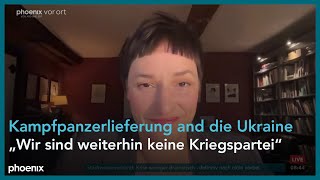 Schaltgespräch mit Prof Nicole Deitelhoff zur Kampfpanzerlieferung an die Ukraine am 260123 [upl. by Ynna524]