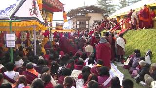 2012 Bhutan Purjang ceremony of Dungse Thinley Norbu Rinpoche 1 [upl. by Kroo]