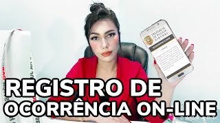 COMO FAZER BOLETIM DE OCORRÊNCIA ONLINE [upl. by Elehcar]