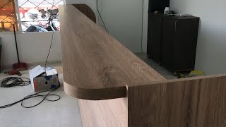 como hacer curvas en aglomerado mdf o madera [upl. by Oos]