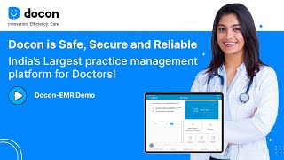 Docon Demo Video  Best EMR Solution in India for Doctors Trusted by 4500 doctors [upl. by Festa]