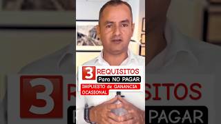 Ganancia ocasional  no pagar impuesto a la ganancia ocasional por venta de casa colombia dinero [upl. by Ryley]