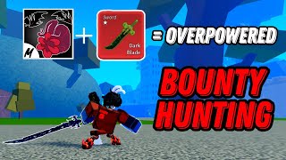 Sanguine Art  Dark Blade Rework  Epic Bounty Hunting Montage  Blox Fruits  Kyuuru [upl. by Sunda]