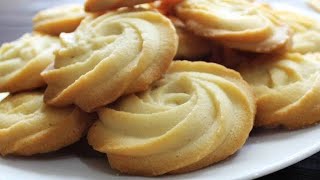 ബട്ടർ കുക്കീസ് ഇനി വീട്ടിൽ തന്നെ  Perfect Butter Cookies recipe in malayalam  Butter Cookies [upl. by Aidil]