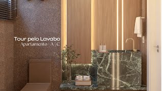 Tour pelo Lavabo  Apartamento A  C [upl. by Brecher924]