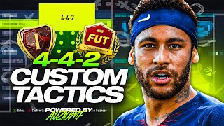 THE BEST 442 CUSTOM TACTICS IN FIFA 22 🔥 442 CUSTOM TACTICS  FIFA 22 Ultimate Team [upl. by Ntsyrk]