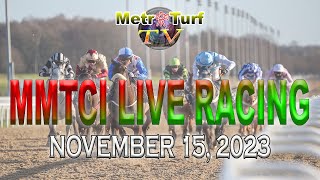 15 November 2023  Philippines Horse Racing Live  Metro Manila Turf Club Inc [upl. by Adnilemre]