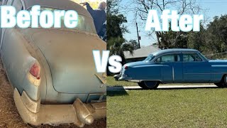 1953 Cadillac series 62 before vs after wash results [upl. by Nos929]