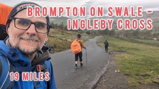 Today it all ends for one of us Day 10 Brompton on Swale to Ingleby Cross travel c2c hiking [upl. by Muir]