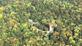 Baumkronenpfad im Hainich Thüringen Luftaufnahmen [upl. by Darrej]