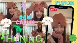 💛 Danielle 다니엘 🐶  240930  🔴 Phoning LIVE  NewJeans 뉴진스 [upl. by Edieh]