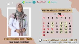 Jadwal dokter eksekutif juni 2024 [upl. by Larkins]