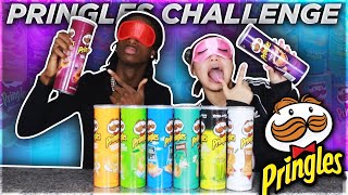 PRINGLES CHALLENGE 10 Flavors Extreme Potato Chip Tasting Contest [upl. by Delmore]