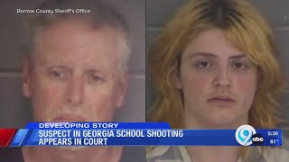 Suspect in Georgia school shooting appears in court [upl. by Uolymme]