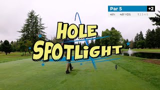 HOLE SPOTLIGHT 4 ROUND 2  Spring Hill Golf Club [upl. by Dnalrah620]