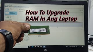 How To Upgrade Ram In Any LaptopHow To Install New Ram In Laptop  How To Upgrade Ram In Laptop pc [upl. by Asare]