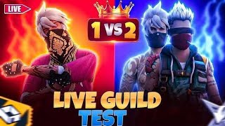 1 vs 2 Game play Grand master players SVD One shot garena free fire 🔥 freefire viralvideo [upl. by Relyc564]