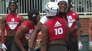 Khafre Brown Highlights 142 Rivals Camp Series Charlotte 2018 [upl. by Aiyt229]